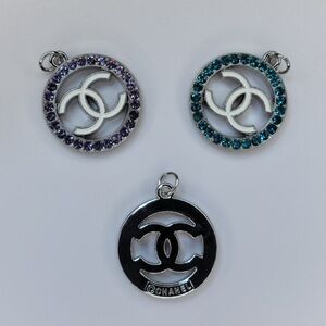 1x Designer zipper pull charm pick ur color